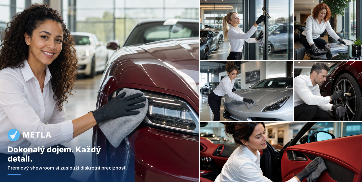Úklid autosalonu
